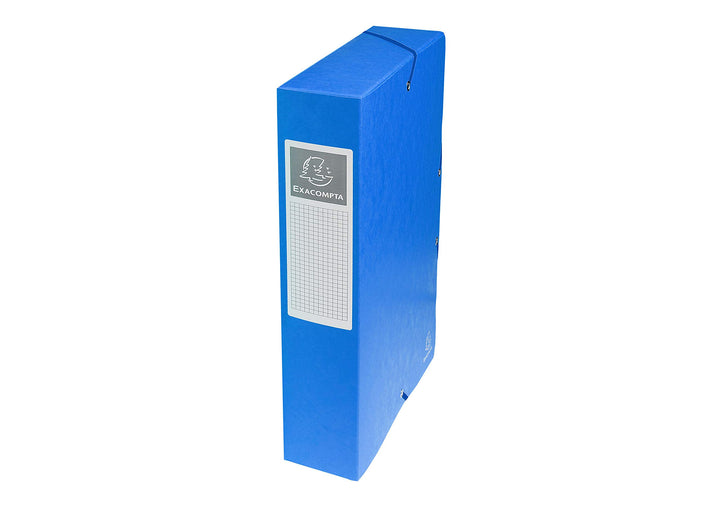 Exacompta 50602E 8er Pack Premium Sammelboxen Aufgebaut mit Gummizug 60 mm breit aus extra starkem C