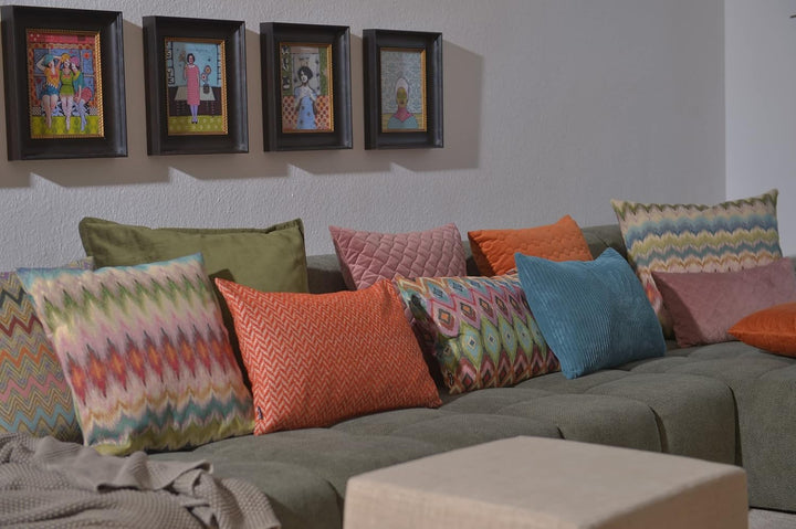 H.O.C.K.Belma Kissen 60x40cm multicolour boho