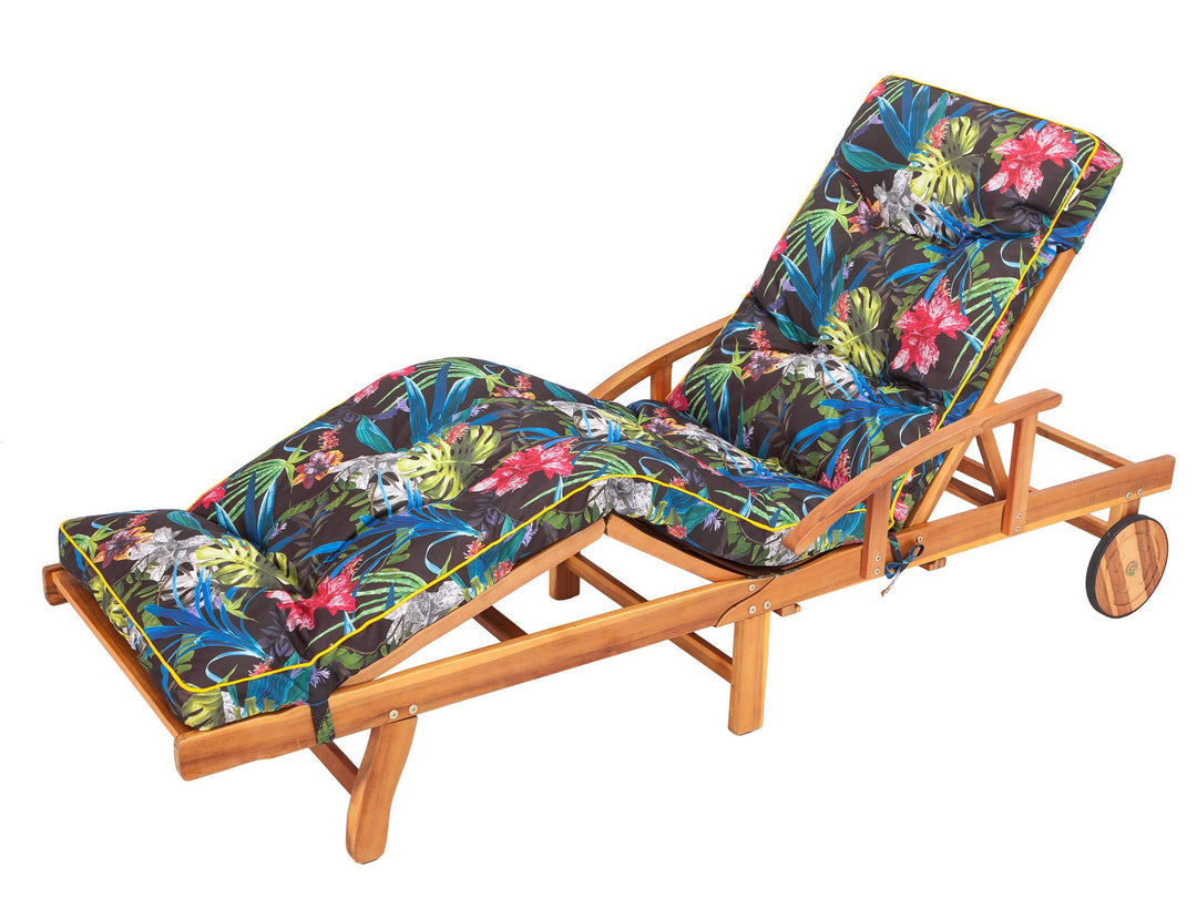 Liegenauflage, Auflage für Gartenliege 200 x 55 x 8 cm, Auflagen für Deckchair, Polsterauflage für S