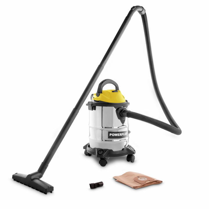 POWERPLUS elektrischer Nass Trockensauger POWX322-1000W Industriesauger für Küche, Boden, Teppich, s