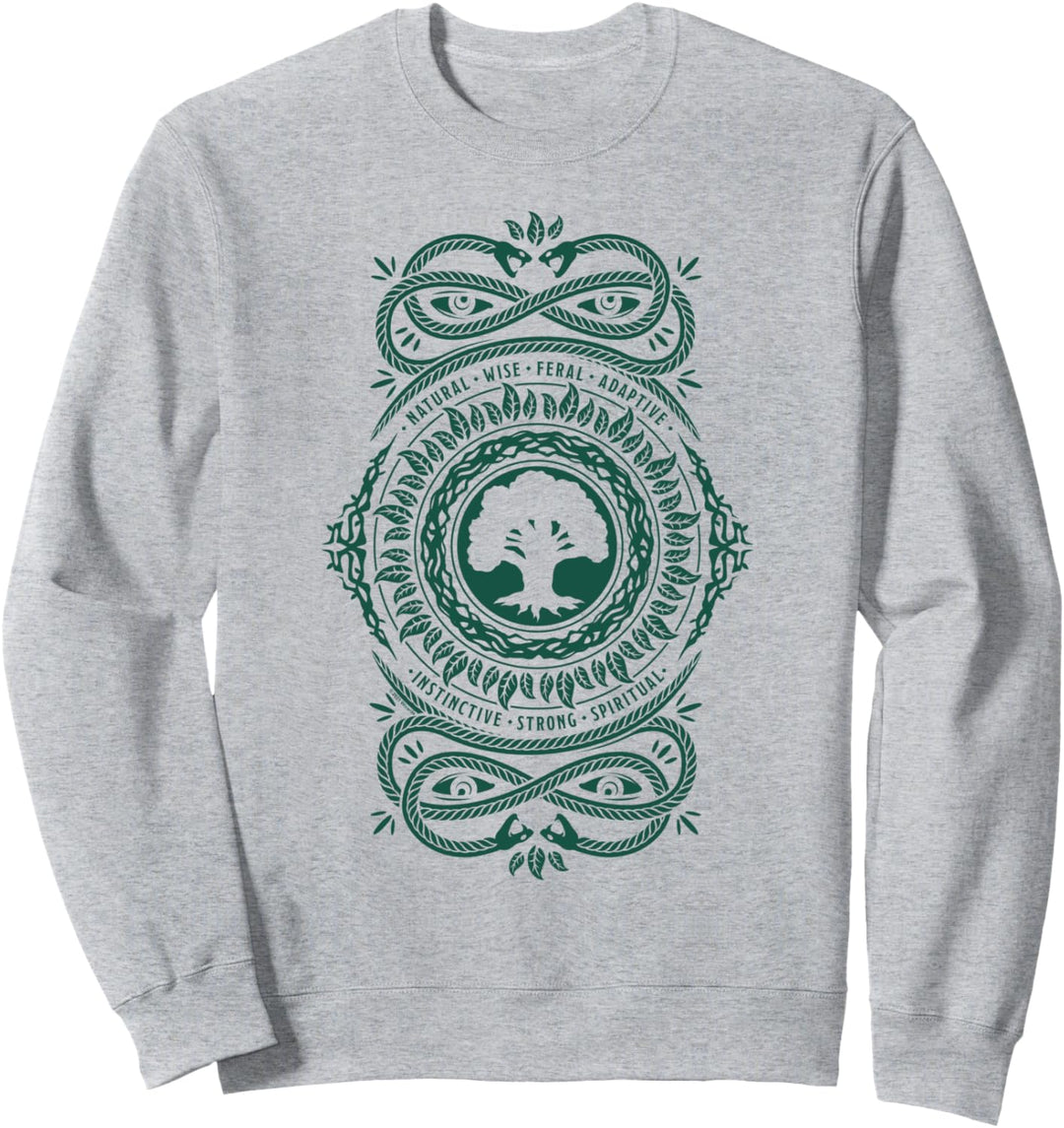 Magic: The Gathering Green Forest Mana Sweatshirt