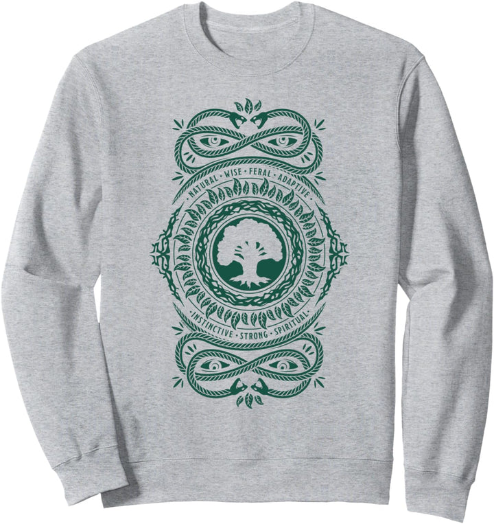 Magic: The Gathering Green Forest Mana Sweatshirt