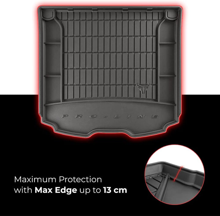 FROGUM ProLine 3D EIN Satz Gummimatten Exklusiven Auto Fussmatten und Kofferraumwanne Kofferraummatt