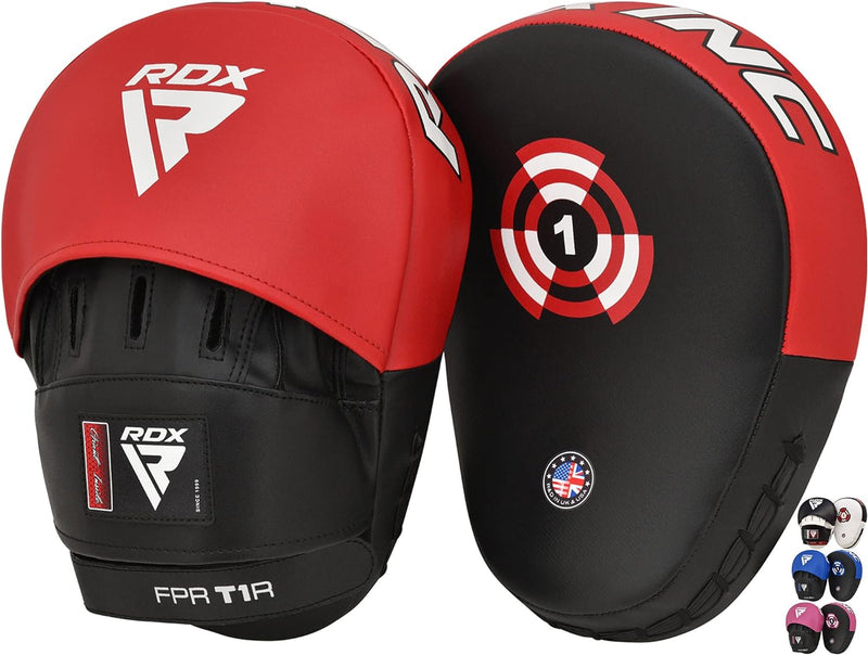 RDX Handpratzen Kampfsport Boxen MMA Training, Maya Hide Leder, Boxpads Schlagpolster Kickboxen Boxp