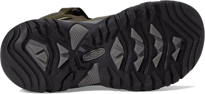 KEEN Unisex-Kinder Ridge Flex Mid wasserdichte Wanderstiefel 36 EU Dark Olive Dusky Citron, 36 EU Da