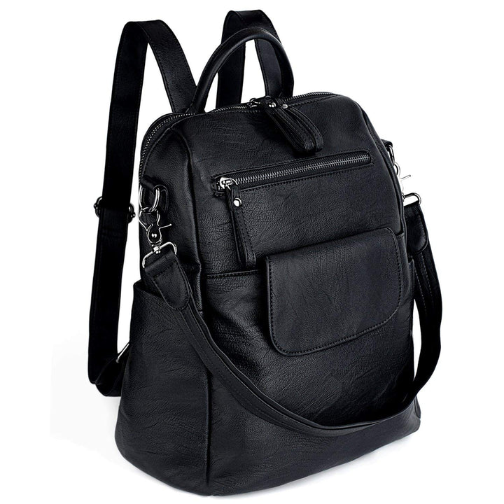 UTO Rucksack Damen Elegant mit Schultergurt Modischer Multifunktionsrucksack Schultertasche Herren P
