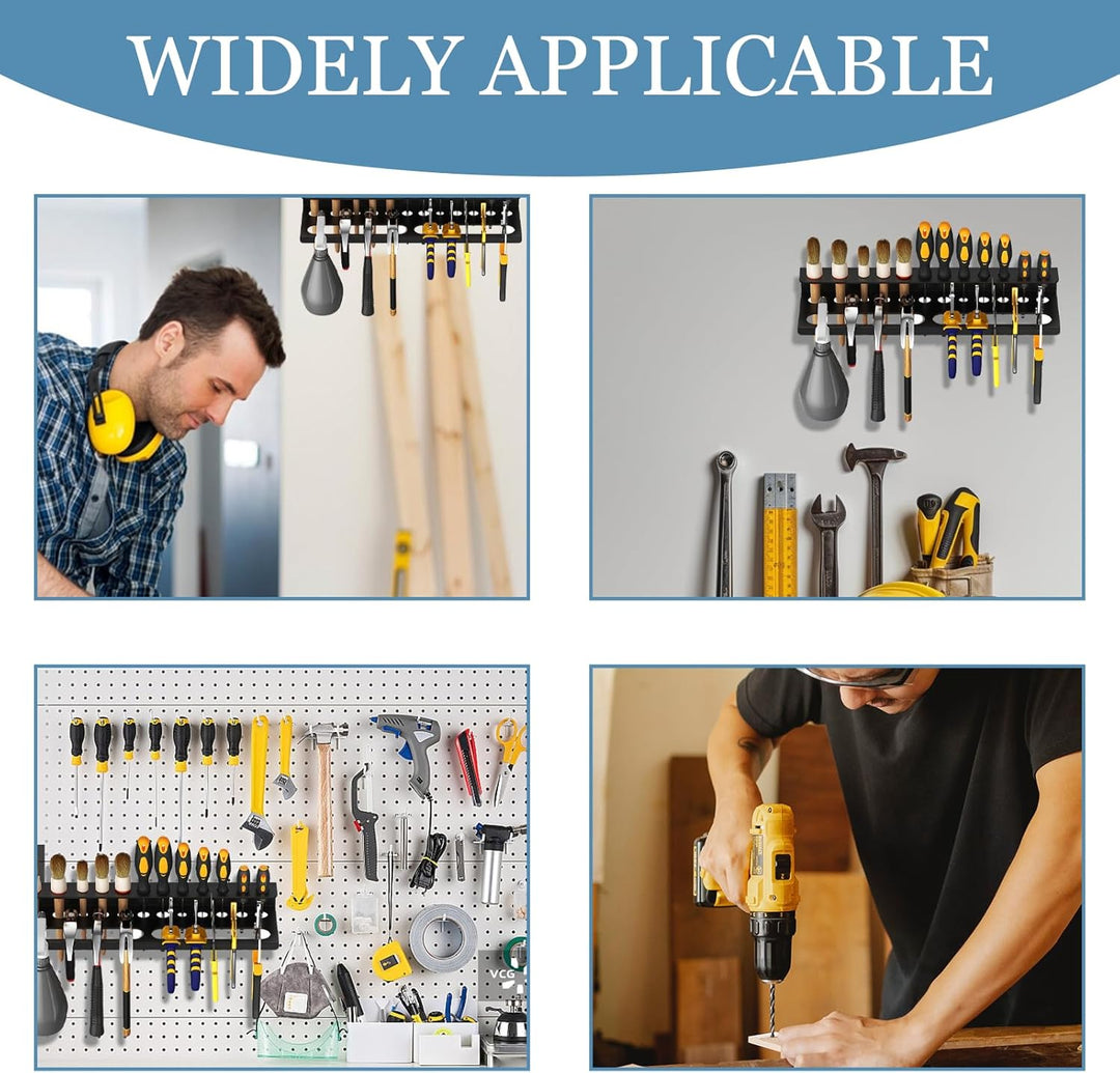 MINGBOLIN 2 Stück 40cm Werkzeug Wandhalterung Werkzeughalter Wand Werkzeug Organizer Wand Zangen Wan
