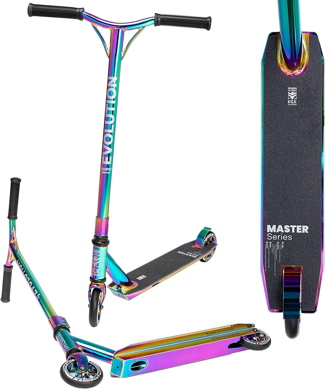 Raven Stunt Scooter Kinder ab 5 Jahre und Erwachsene, Stunt Roller 360°,Trick Roller,Tretroller, Cit