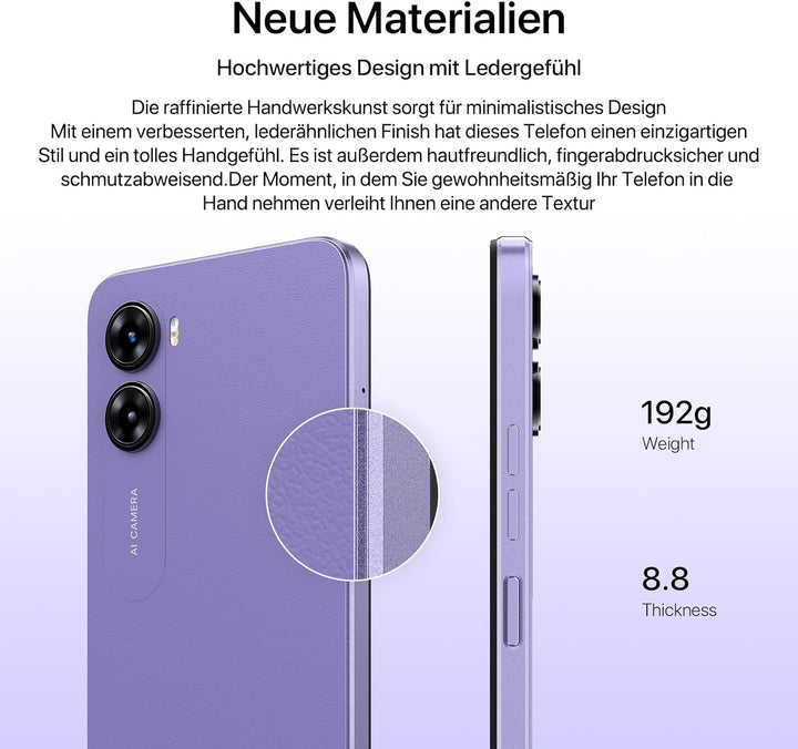 UMIDIGI G3 Plus Smartphone Ohne Vertrag (2023),Android 13 Handy, 8GB+128GB/1TB Simlockfreie Handys,6