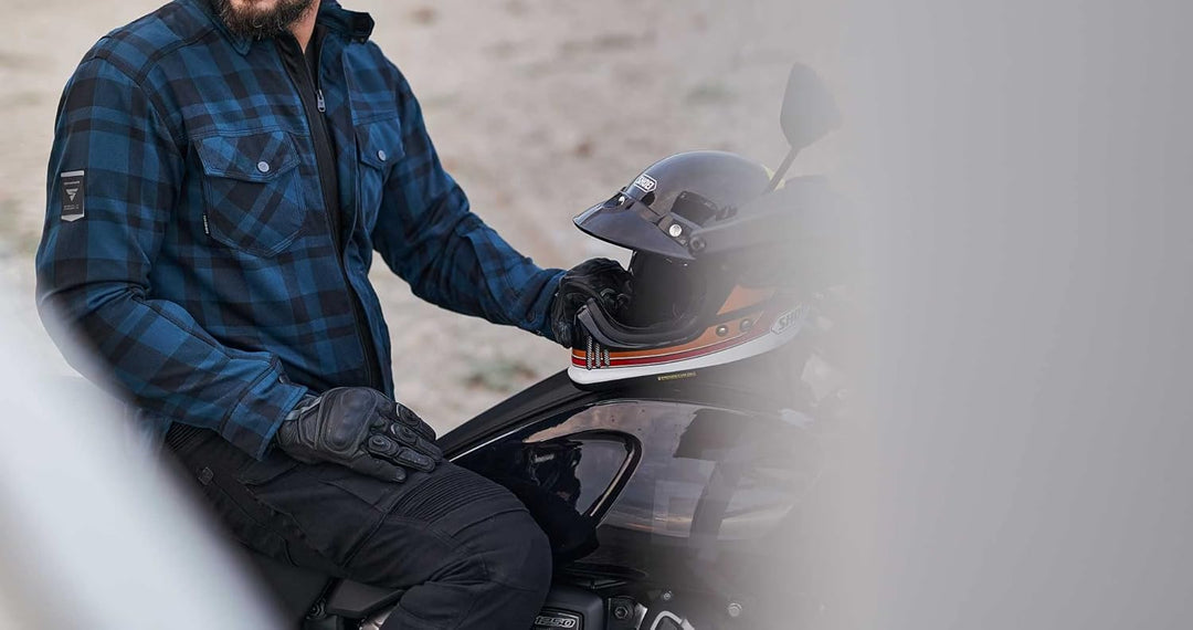 SHIMA SPARK 2.0 Motorradhandschuhe Herren | Touchscreen, Sommer, Sport Leder Handschuhe mit TPU Knöc