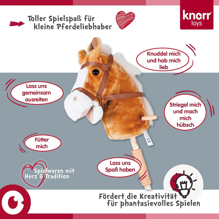 Knorrtoys 40100 - Steckenpferd Hip Hop, Large