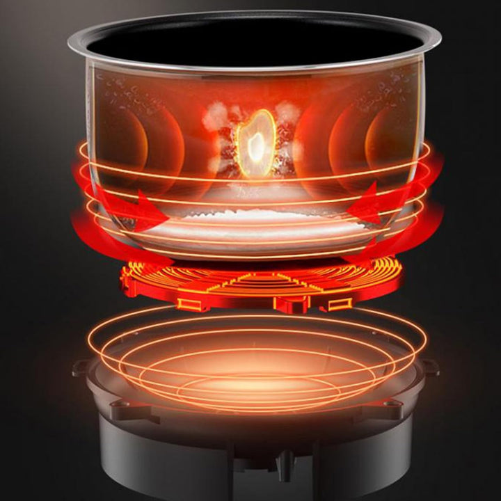 HEEPDD Reiskocher für Auto, 2L Kapazität, Warmhaltefunktion, Kompakt und Tragbar, 24V, für 2-5 Perso