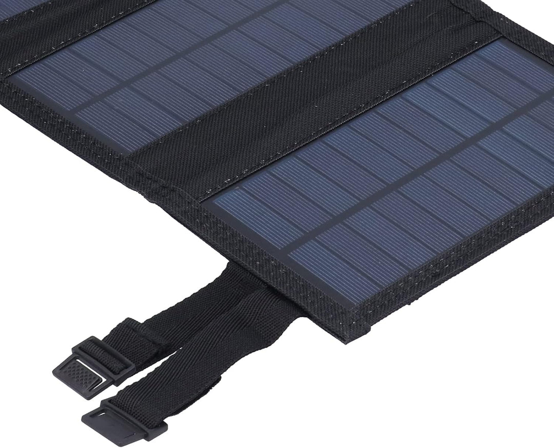 20W Faltbar Solarpanel Solarmodul, Tragbare Solarladegerät Monokristallin Solarzelle Solaranlage Kom