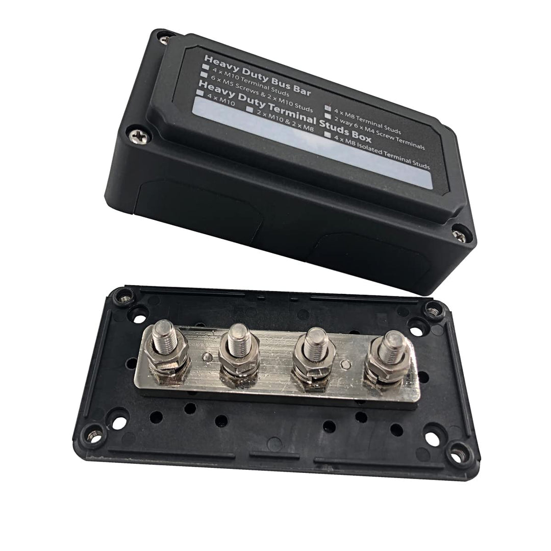 300A Sammelschienenkasten 12V - 48V DC 4X M8 Sammelschiene für Geländewagen Boot Camper Car Heavy Du