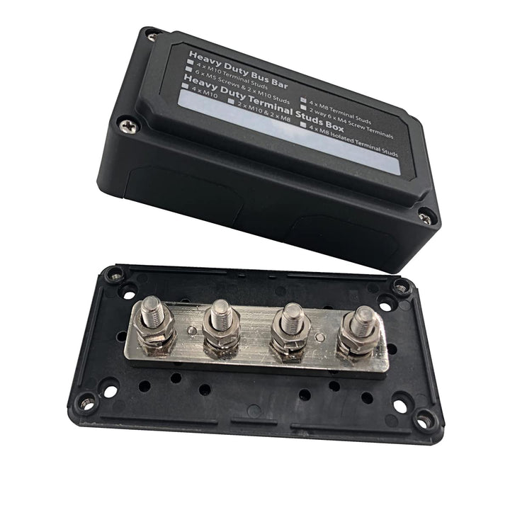 300A Sammelschienenkasten 12V - 48V DC 4X M8 Sammelschiene für Geländewagen Boot Camper Car Heavy Du