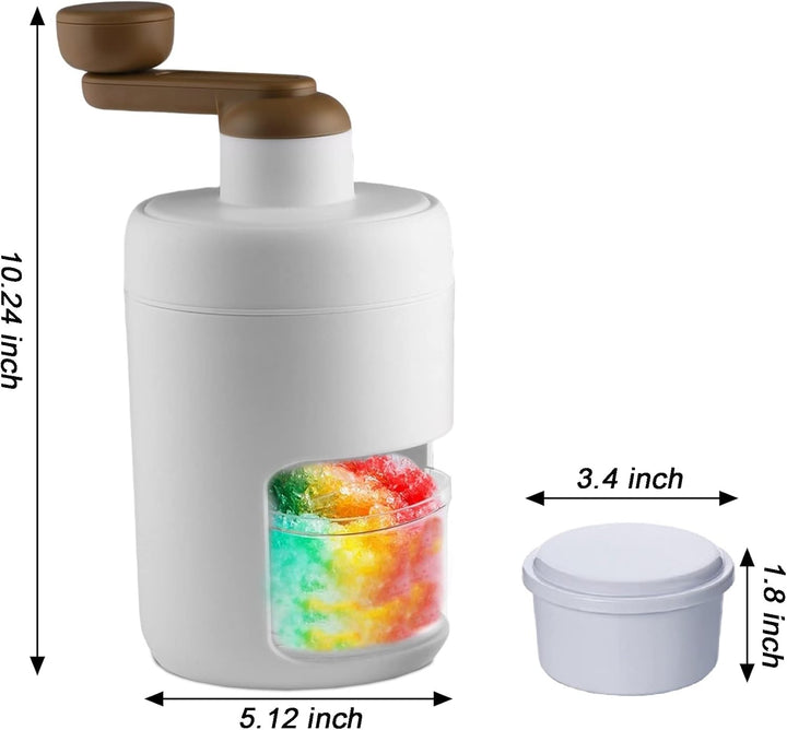 Rasierte Eismaschine, Schneekegel-Maschine, Slushie-Maschine mit Edelstahl-Klingen für Eis, Schneeke