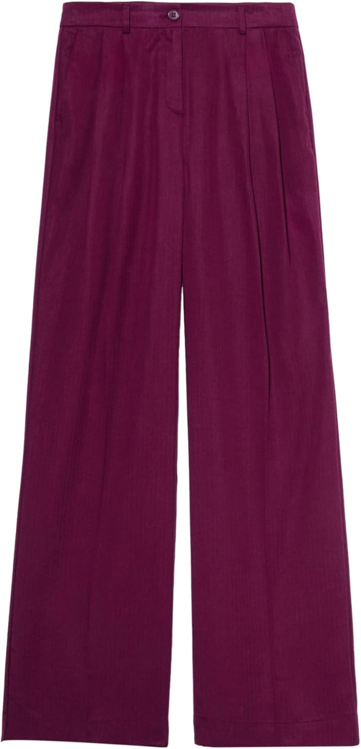 SISLEY Damen Pants 36 Purple 2p4, 36 Purple 2p4