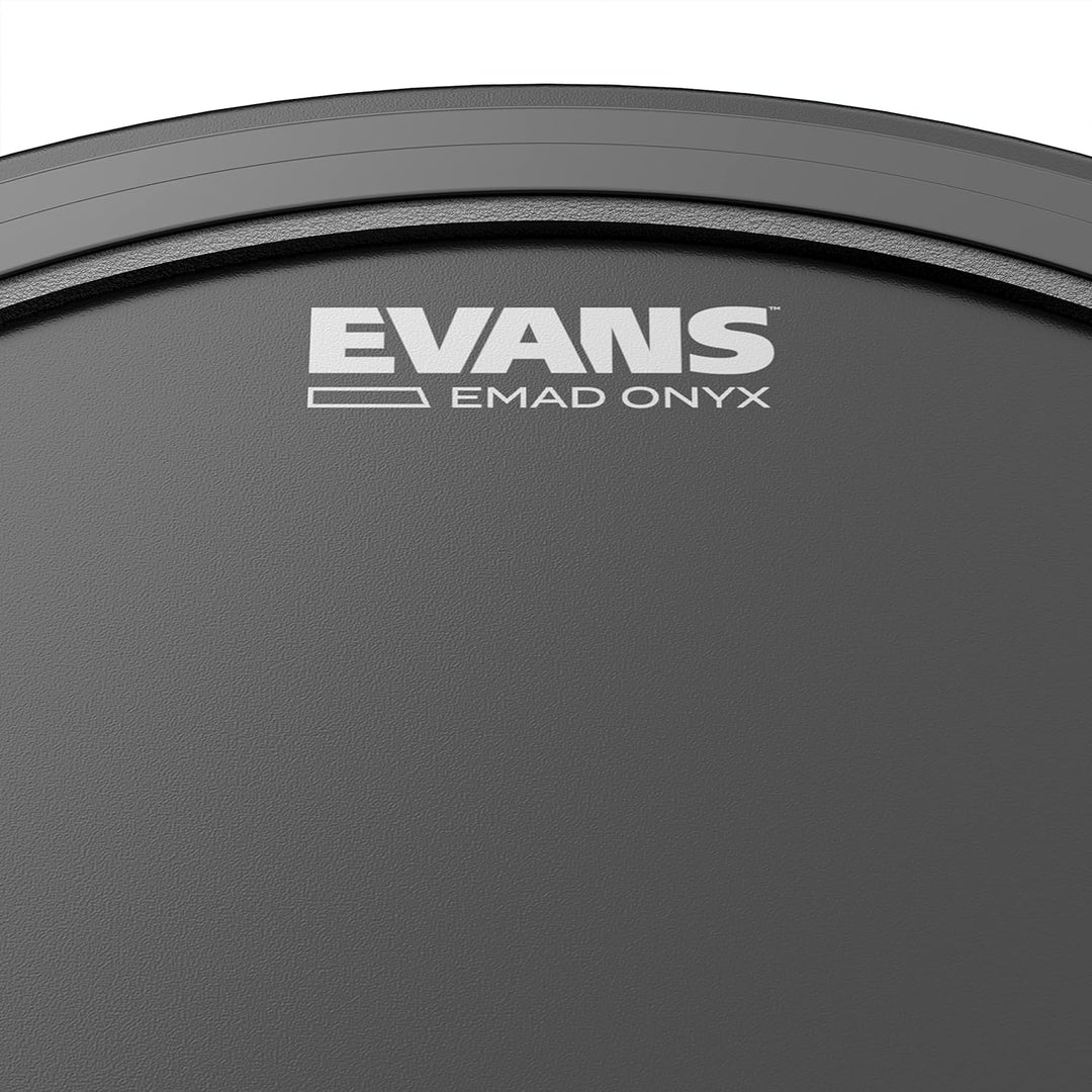 Evans BD18EMADONX Bassdrumfell 45,72 cm (18 Zoll) Onyx matt schwarz 18 Inch, 18 Inch