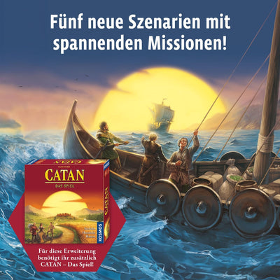 KOSMOS 682750 CATAN - Entdecker & Piraten, Erweiterung zu CATAN - Das Spiel, Familienspiel für 3-4 P