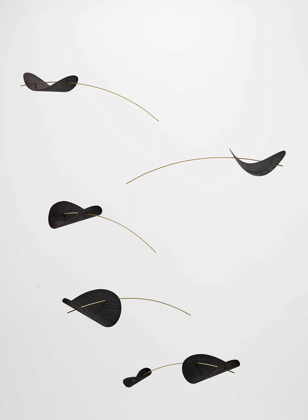 Flensted Drifting Clouds, Black Mobiles, Folie, Schwarz, 80cm