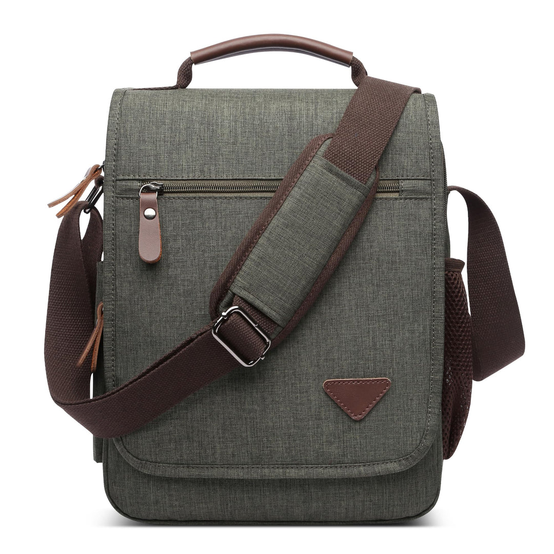 DORRISO Mode Umhängetasche Herren Schultertasche Elegante Schultertaschen für 12.9 Zoll Laptop Kurie