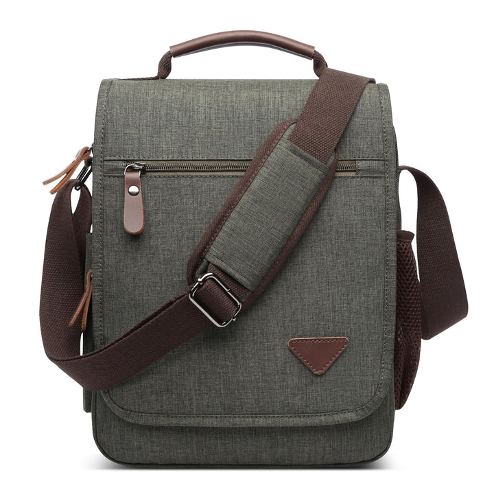 DORRISO Mode Umhängetasche Herren Schultertasche Elegante Schultertaschen für 12.9 Zoll Laptop Kurie