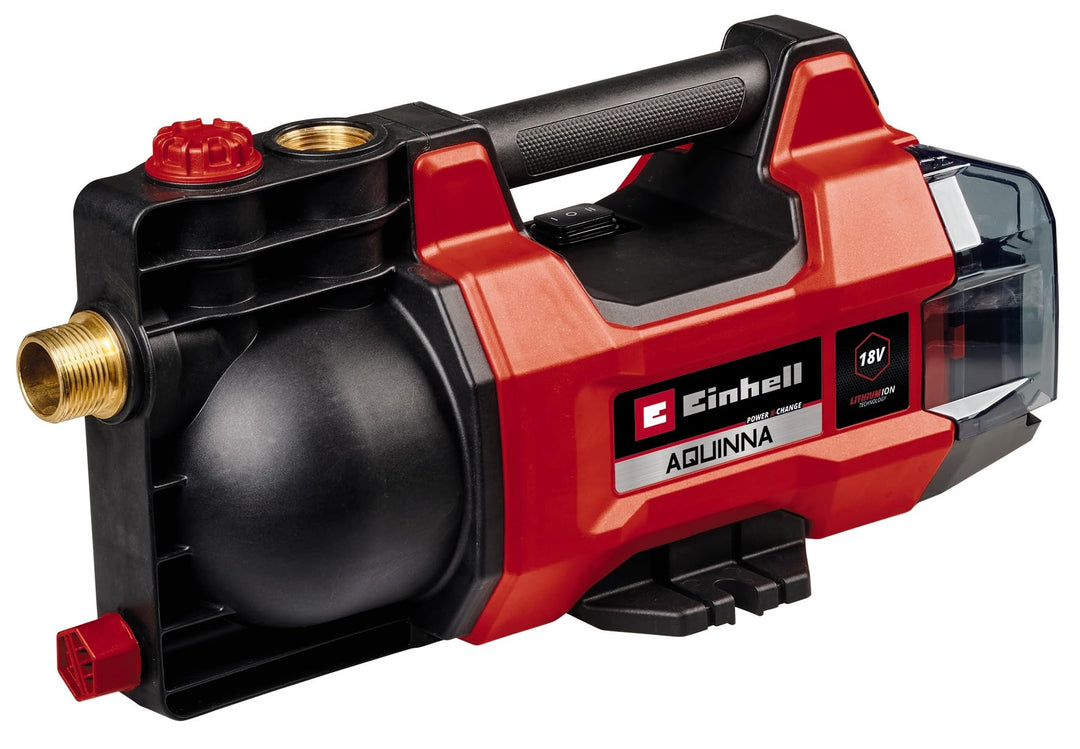 Einhell Akku-Gartenpumpe AQUINNA 18/28 Power X-Change (18 V, max. 2800 L/h Fördermenge, max. 25 m Fö
