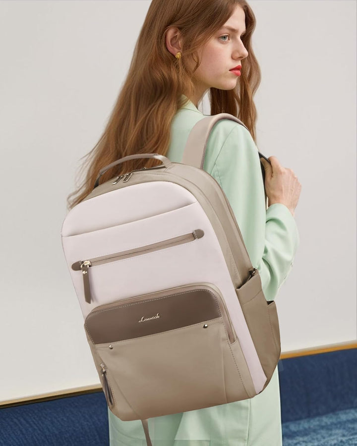 LOVEVOOK Rucksack Damen, Wasserdicht 15,6 Zoll Laptop Rucksäcke Arbeitsrucksack Schulrucksack Teenag