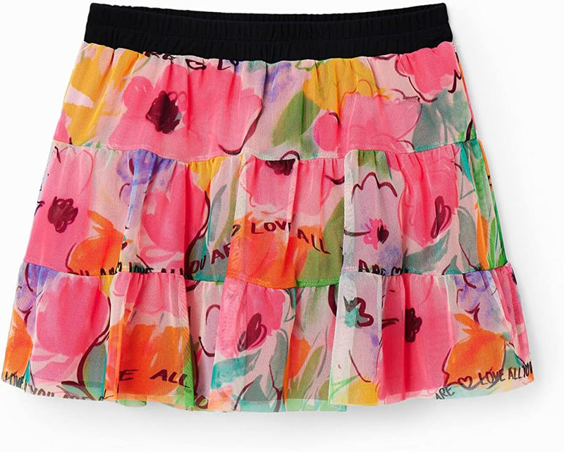 Desigual Mädchen Skirt 4 Jahre Rot, 4 Jahre Rot