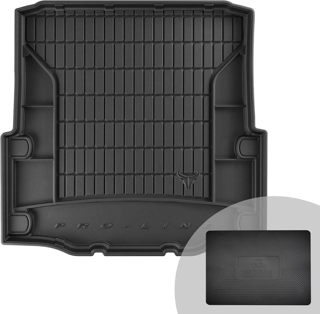 FROGUM ProLine 3D Gummimatte Exklusive Auto Kofferraummatte Kofferraumwanne für Skoda Superb II 2008