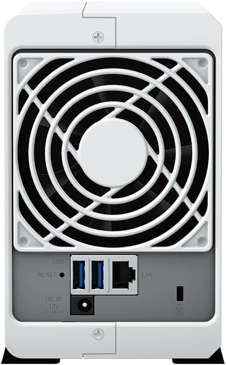DS223j 2-Bay Diskstation NAS (Realtek RTD1619B 4-Core 1.7 GHz 1GB DDR4 Ram 1xRJ-45 1GbE LAN-Port) 12