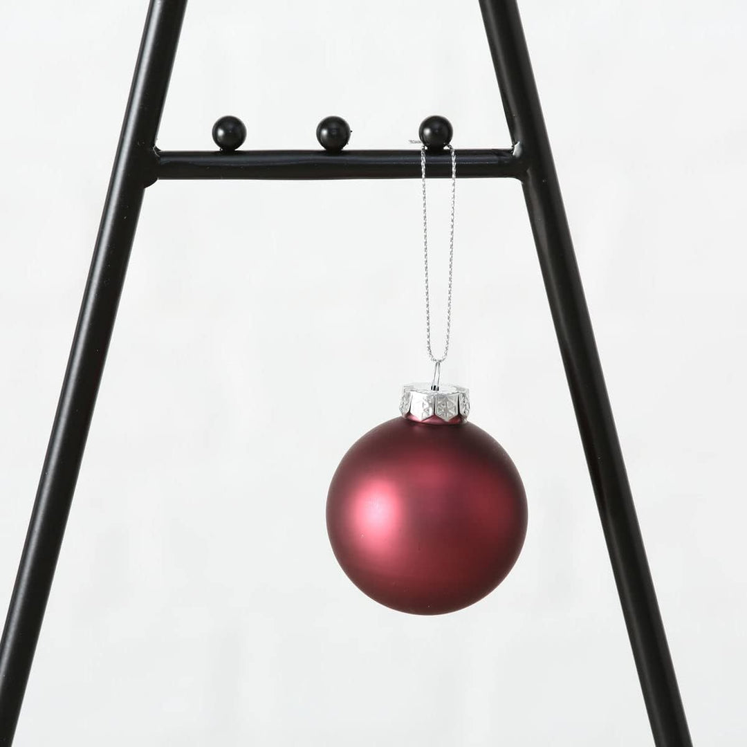 Spetebo Design Metall Tannenbaum für Zierschmuck - 111 cm - Deko Weihnachtsbaum schwarz - Weihnachts
