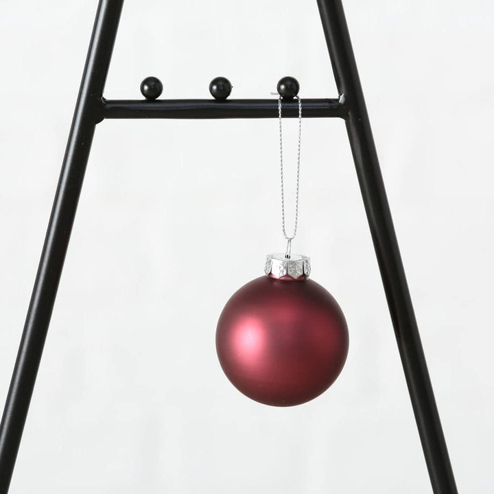 Spetebo Design Metall Tannenbaum für Zierschmuck - 111 cm - Deko Weihnachtsbaum schwarz - Weihnachts