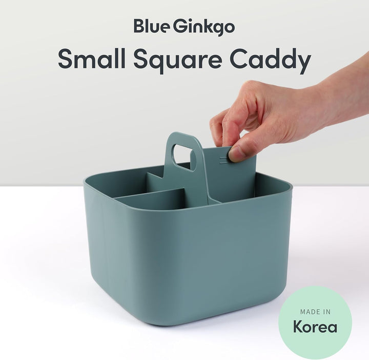 BLUE GINKGO Stapelbarer Organizer-Caddy – Tragbare Aufbewahrung aus Korea für Bad, Büro, Bastel- ode