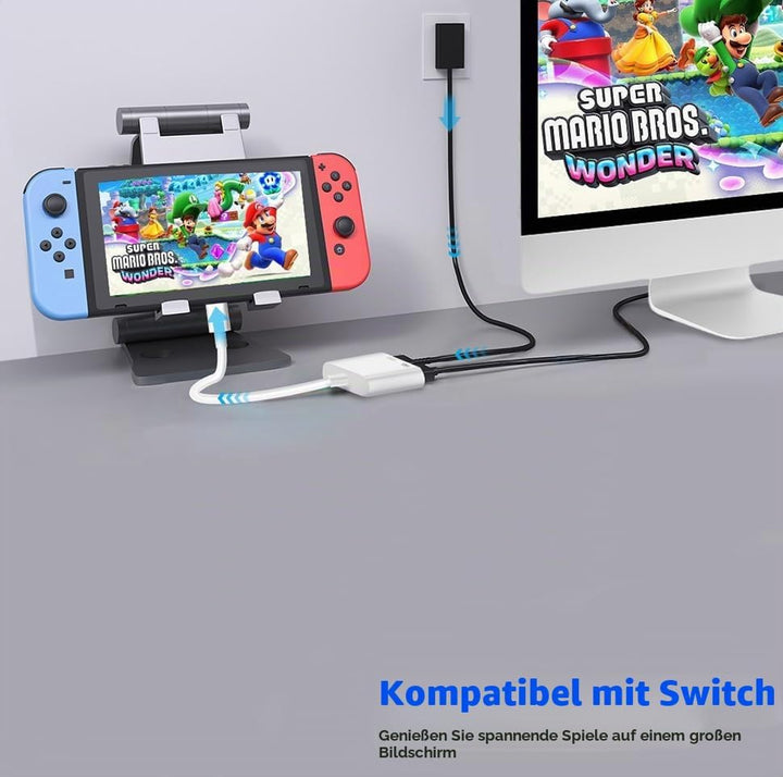 USB C auf HDMI Multiport Adapter für iPhone 15 MacBook Pro Air iPad Pro, Apple MFi zertifizierter Ty