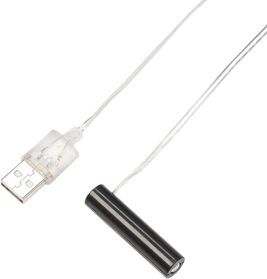 revolt Dummy Batterie: 4er-Set Universal-USB-Batterie-Adapter, ersetzen je 6 AA/AAA-Batterien (AA Ba