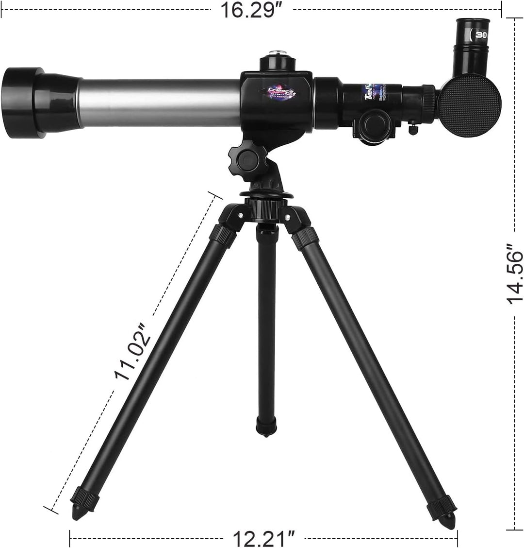 HONPHIER Kinder Teleskop Kinderspielzeug 20X-30X-40X Astronomisches Kinder Fernrohr Teleskop mit Tri
