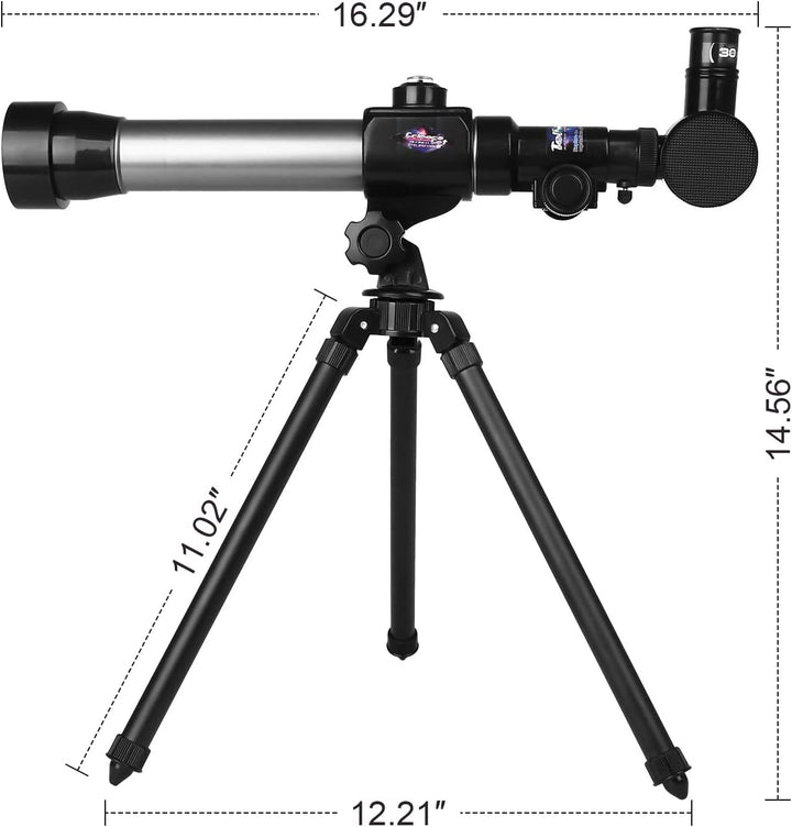 HONPHIER Kinder Teleskop Kinderspielzeug 20X-30X-40X Astronomisches Kinder Fernrohr Teleskop mit Tri