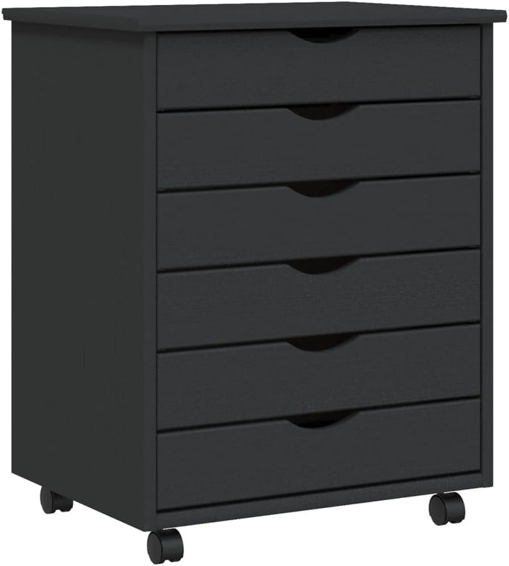Tidyard Rollschrank mit Schubladen Rollcontainer Büroschrank Aktenschrank Bürocontainer Schrank Büro