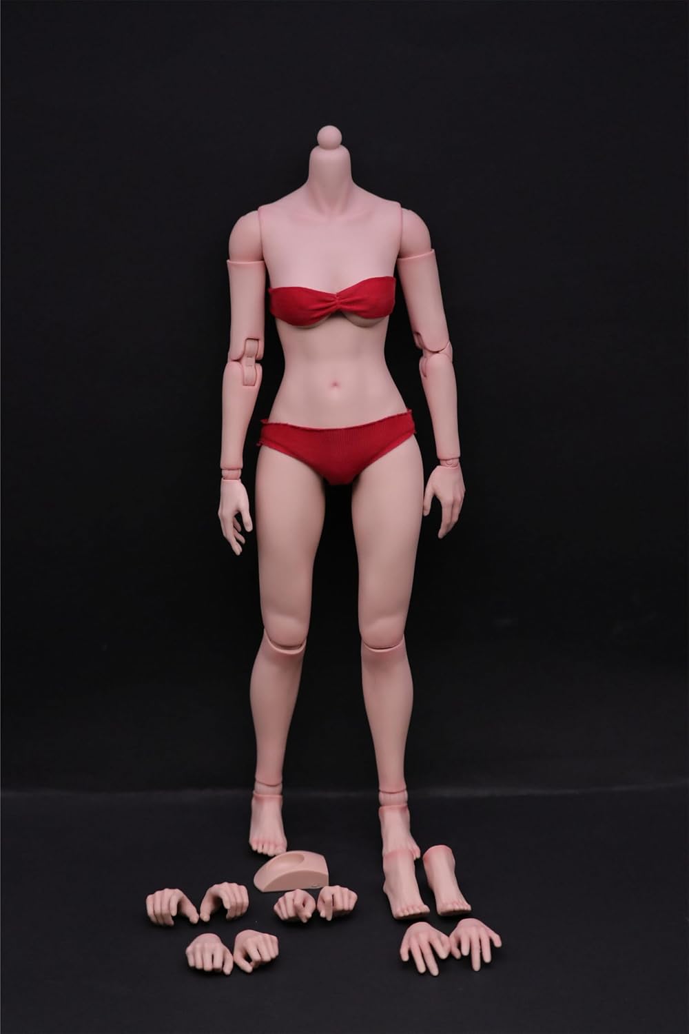 OBEST 1/6 Weisse Haut Weiblicher Körper,Flexible Gelenkpuppe,Geeignet für Rollenspiel,Modelldesign,