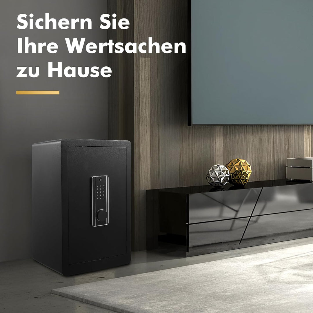 Sararoom 73L Safe Tresor Feuerfest | Möbeltresore | Elektronischer Tresor mit Programmierbarem digit