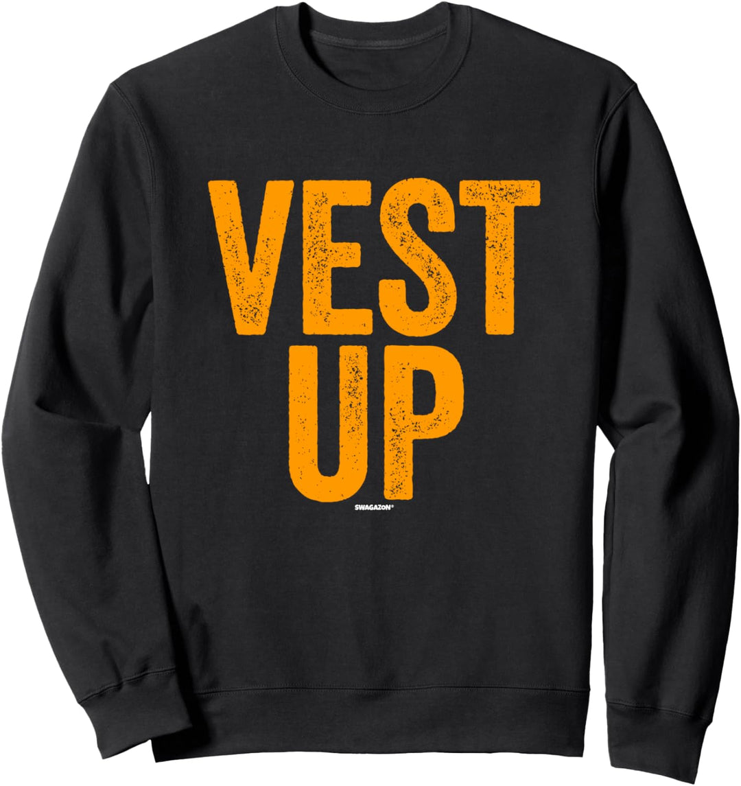VestUp Swagazon Associate Coworker Vest Up Sweatshirt