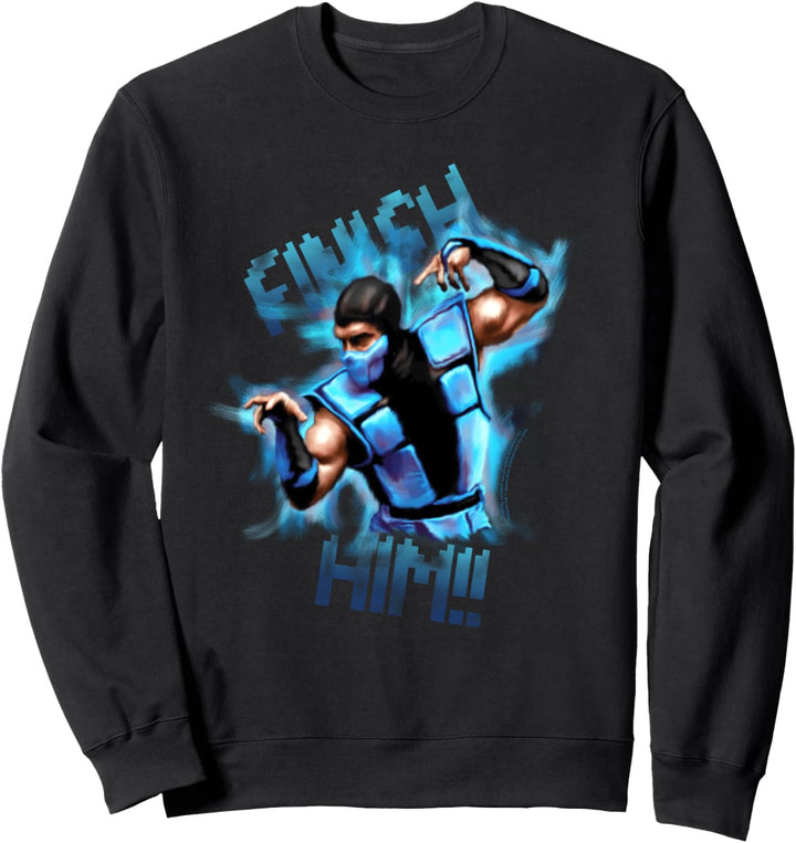 Mortal Kombat Klassic Finish Him!! Sweatshirt