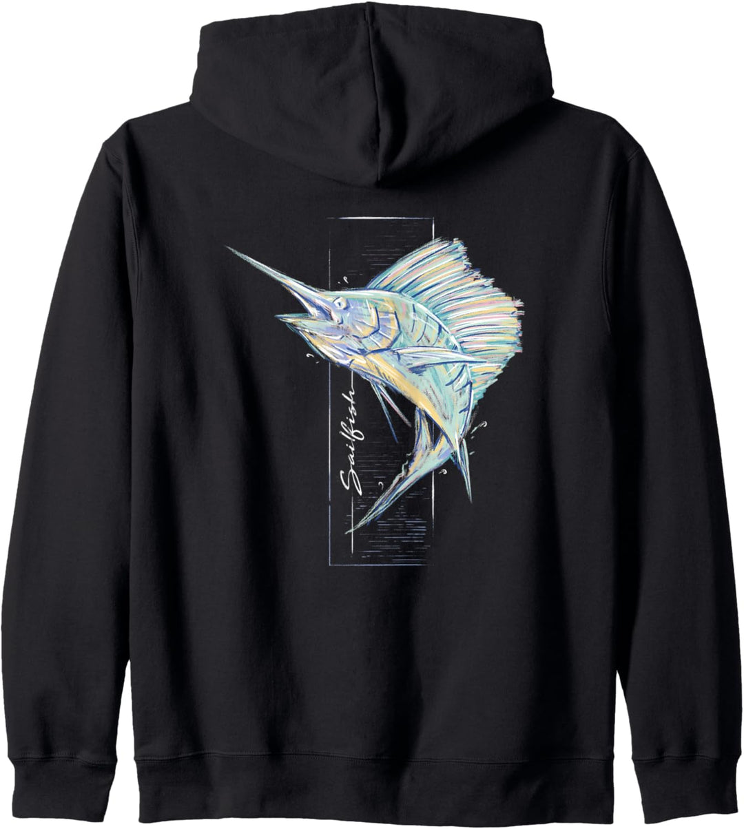 Marlin Sailfish Front and Back Kapuzenjacke