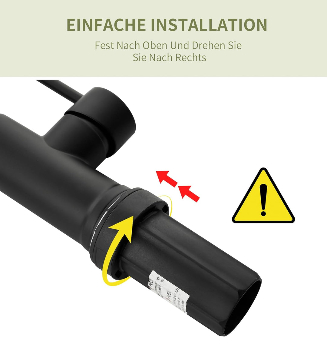 Wasserhahn Küche - Küchenarmatur mit Ausziehbar Brause,360° Schwenkbar Hochdruck Mischbatterie Küche