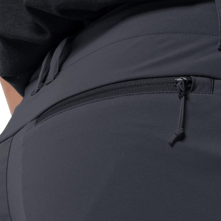 Jack Wolfskin Herren Wanderhose Glastal Zip Off Pants M 54 Phantom, 54 Phantom