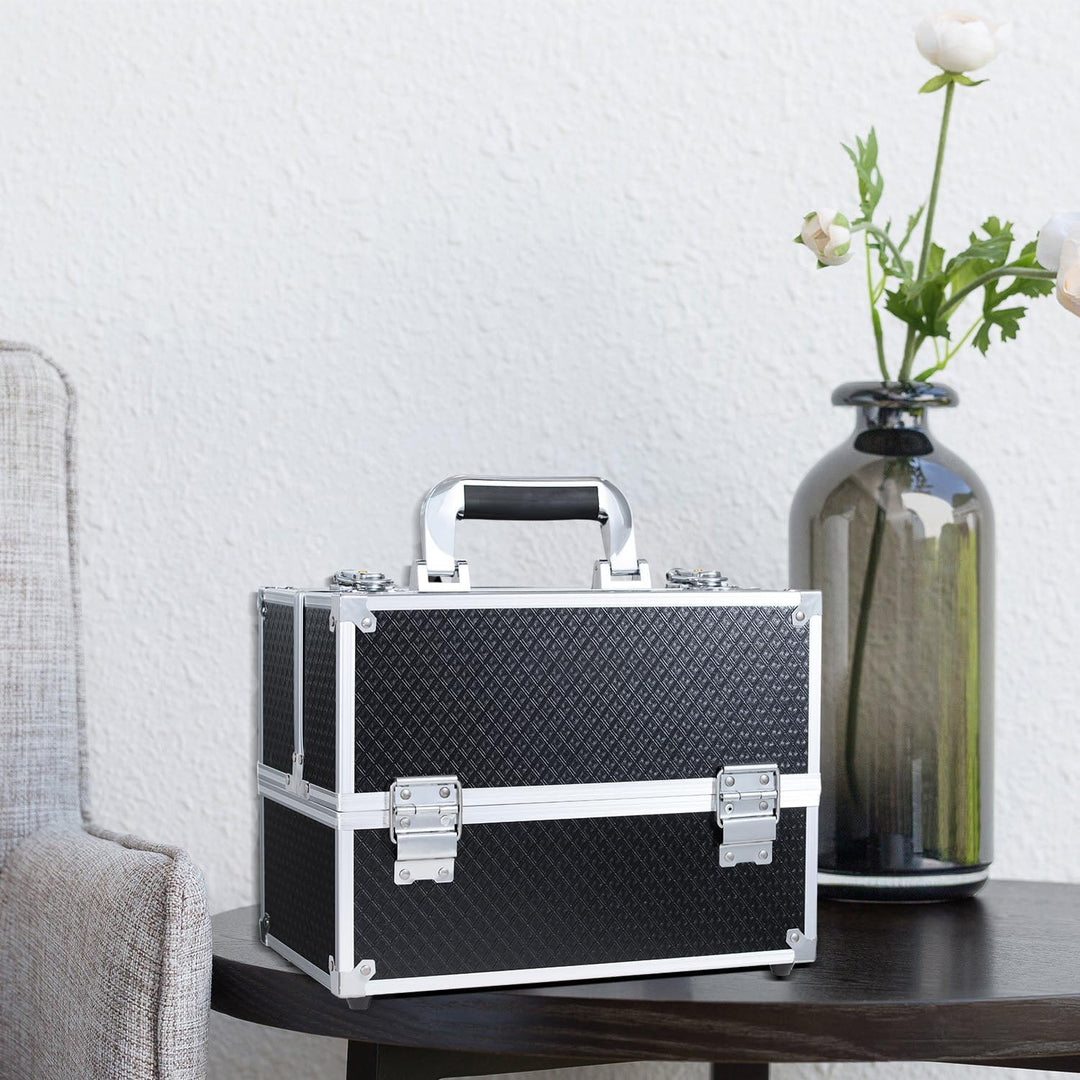 Joligrace Kosmetikkoffer Schminkkoffer, Grosse Kosmetik Make up Organizer Koffer Aufbewahrung Friseu