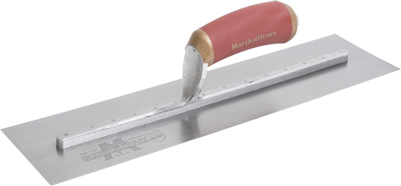 Marshalltown PermaShape Glättkelle, gebogene Form, aus Carbonstahl, perfekt für Verputzer und Gipser