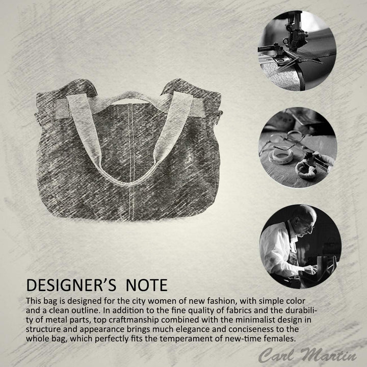 NICOLE &amp; DORIS Canvas Tasche Damen Tragetaschen für Damen Schultertaschen Umhängetasche Leinwand Han