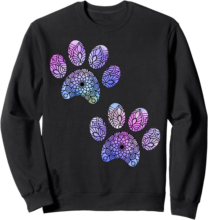 Cat Paws Mandala Design 3 - Fan Fun Sweatshirt